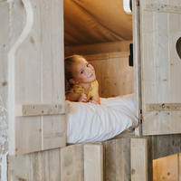 Luxe Tent Gold Village : Bedstede voor de kinderen