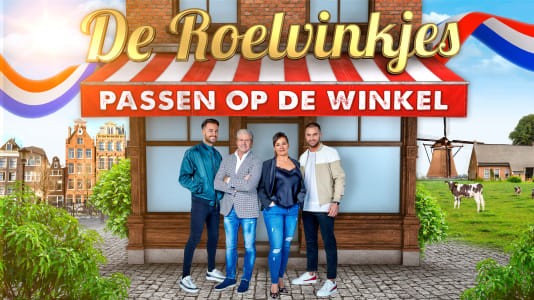 De Roelvinkjes passen op de winkel bij Villa Alwin 